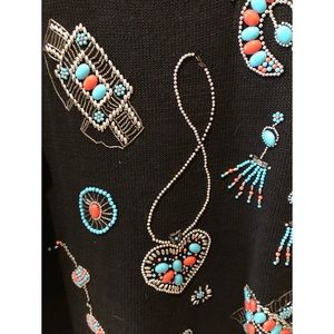 Vintage Empress beaded sweater